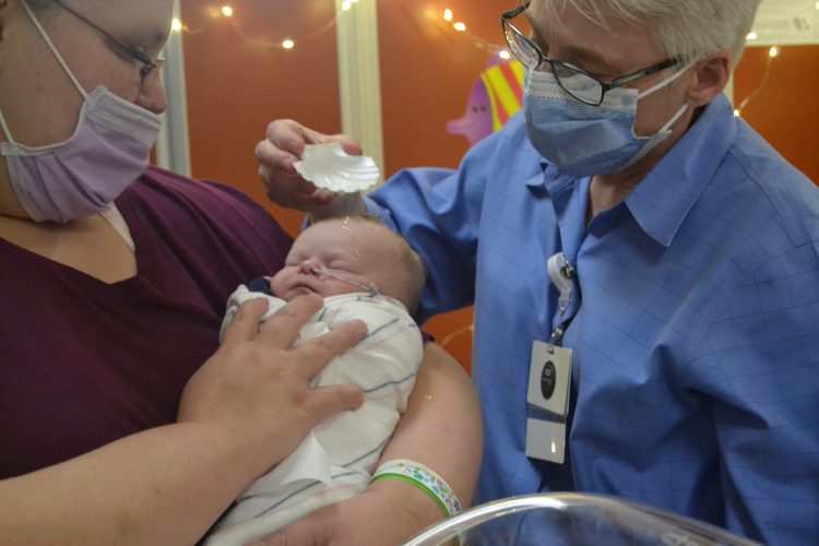 Linden couple's newborn baptized in Geisinger NICU